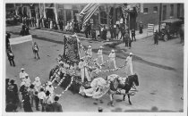 Horse drawn parade entry